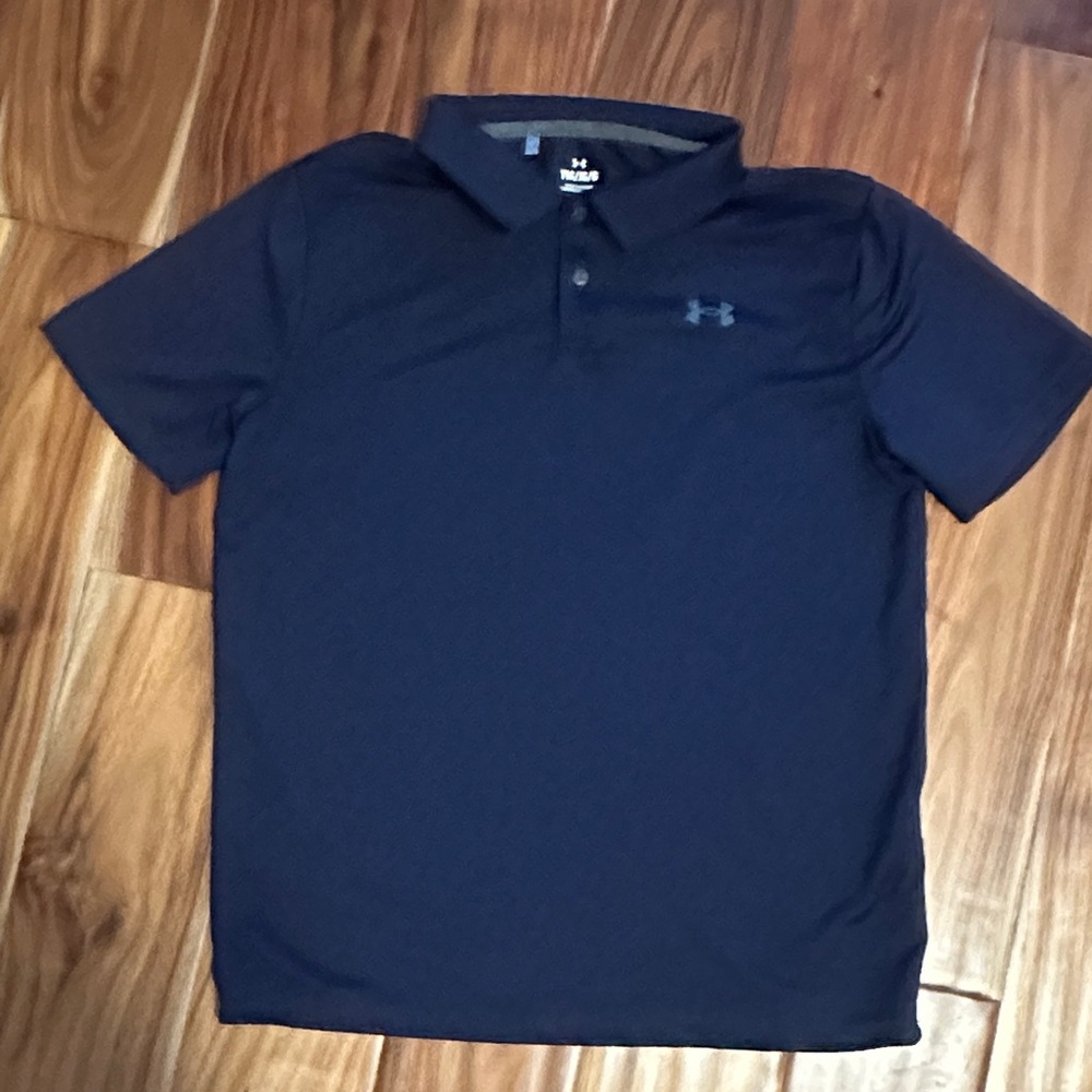 Under Armour Kids Navy Polo Shirt
